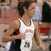 Arkansas' Paige Farrell trails the field.