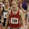 NC State's Renee Gunning gets ready for the 5,000m final.