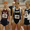 L-R: Maureen McCandless, Lindsey Scherf, Ida Nilsson, and Laura Turner before the 5,000m final.