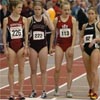 L-R: Stanford's Alicia Craig, Southwest Missouri State's Casey Owens, Gall, and Metivier.