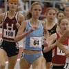 Columbia's Caroline Bierbaum was running her first season of indoor track.