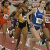 Neisha Bernard-Thomas, the 2004 NCAA Outdoor 800m champion, ran in the back of the field with two laps to go.