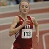 Indiana's Jessica Gall wound up 14th in 16:37.42.