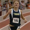 Nilsson's sister and teammate, Johanna, won the mile title on this track in 2003.