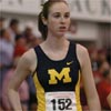 Michigan freshman Nicole Edwards.