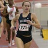 Villanovas Colleen Taylor runs alone in second place.