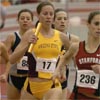 Arizona States Rachel Ellison  who ran the mile prelims earlier in the evening  runs in the pack.