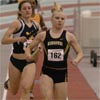 Missouris Trisa Nickoley leads West Virginias Jennifer Kemp.