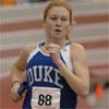 Duke junior Sally Meyerhoff got the baton with her work cut out for her.