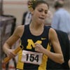 Michigans anchor, Lindsey Gallo, had looked very good in her mile prelim earlier in the evening.