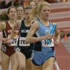 With one lap to go, the chase trio of Muncan, Bei, and Gallo had nearly drawn even with UNCs Cassie King, and it would be a thrilling race to the finish.