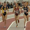 Villanova's Marina Muncan led Sara Bei over the final lap, but Michigan's Lindsey Gallo...