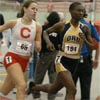 Mable Kunihira (center) was the only freshman in the field.