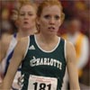UNC-Charlotte junior Cassie Ficken gets ready for the 3,000m final.