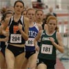Sally Meyerhoff dropped back into third place. Ferrell and Ficken were (visually speaking) a mismatched pair of leaders...