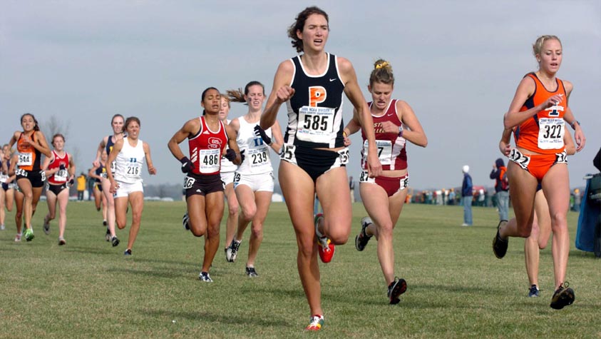 Princeton's Catha Mullen (62nd, 20:48.9), Boston College's Mallory Champa (66th, 20:49.6), and Illinois' Katie Engel (64th, 20:49.1).