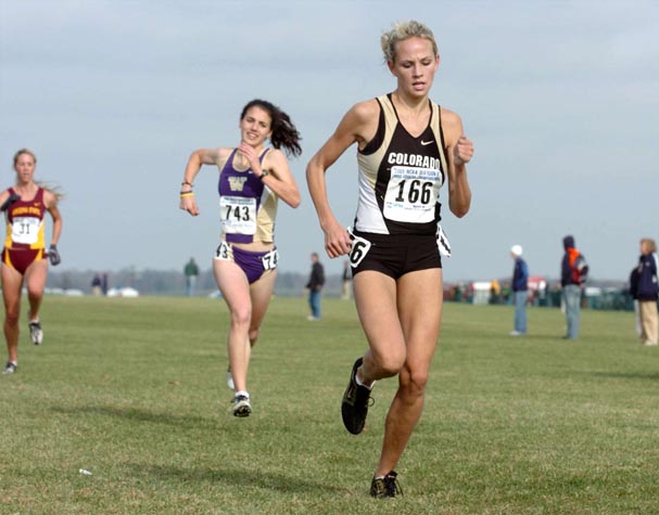 Colorado senior Jackie Zeigle finished 93rd in 21:03.6), a 6K PR.