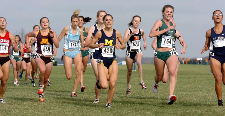 R-L: #764 Erin Prillaman, #578 Susanne Andrews (170th, 21:47.9), #428 Erin Webster, #181 Carmen Ballard (171st, 21:48.2), and #449 Harper McConnell (168th, 21:47.2).