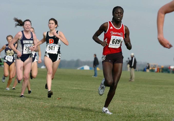 Texas Tech junior Irene Kimaiyo finished 200th in 22:06.4.