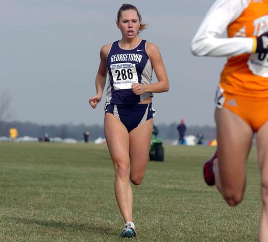 Georgetown junior Kim Malcolm finished 233rd in 22:42.2.