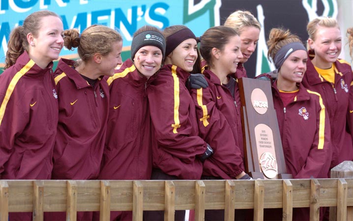 The team was led by Amy Hastings (second from left).