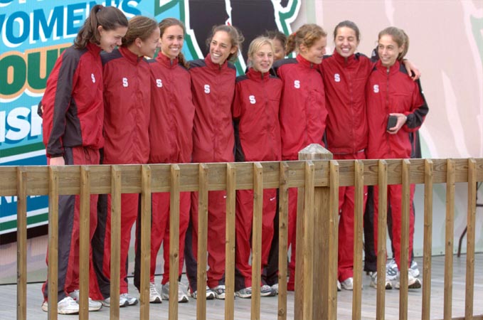 Stanford wasn't expected to win the team title, but they knew they could sneak in there, especially if others faltered.