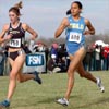 Wichita State's Desiraye Osburn and UCLA's Ashley Caldwell.