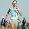 After finishing third a year ago, Columbia's Caroline Bierbaum moved up one spot to finish second.