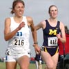 Anderson finished 71st in 20:51.1. Michigan's Nicole Edwards finished 72nd in 20:52.5) and Oklahoma State's Valentina Medina finished 73rd in 20:53.5.