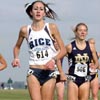 R-L: Notre Dame's Ramsey Kavan (78th, 20:56.6), Rice's Marissa Daniels (77th, 20:56.1), Duke's Liz Wort (80th, 20:56.7) and Iowa's Meghan Armstrong (79th, 20:56.7).