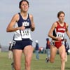 BYU's Breanne Sandberg (83rd, 20:59.8) and Stanford's Teresa McWalters (92nd, 21:03.2).