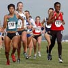 Coastal Carolina's Annemarie Moutsinga (#156, 105th, 21:12.0), and NC State's Angelina Blackmon (#483, 106th, 21:12.4).