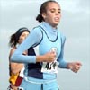 Katelyn Kaltenbach, a freshman at UNC, was the 2003 Foot Locker Cross Country champion.