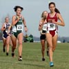 Michigan State's Jennifer Hamilton (215th, 22:17.0) and Boston College's Anne Hessberg (214th, 22:16.7).