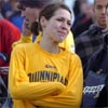 Considering she was an individual qualifier, Quinnipiac's Katie Gwyther had a big group of supporters at the meet.