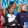 L-R: Stanford's Arianna Lambie (eighth), Bolf, and American University's Keira Carlstrom (sixth).