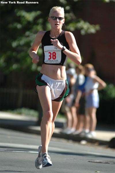 Stephanie Bylander, a 10-time DII All-American for Adams State, finished seventh in 1:12:57...
