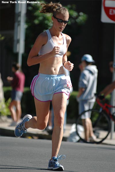 Allison Lind, 24, of Woodbury, Connecticut, finished 22nd in 1:16:40.