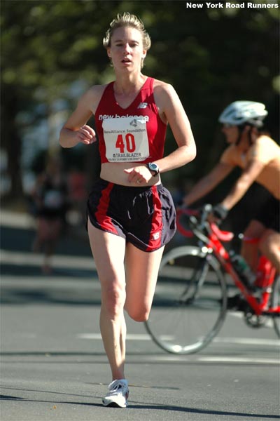 Emily Jameson, 28, of Taylorsville, Utah, finished 24th in 1:16:53.