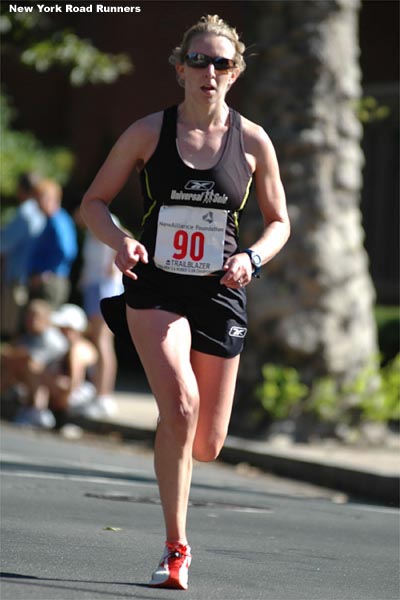 Molly Sunderlin, 27, of Appleton, Wisconsin, finished 24th in 1:17:03.