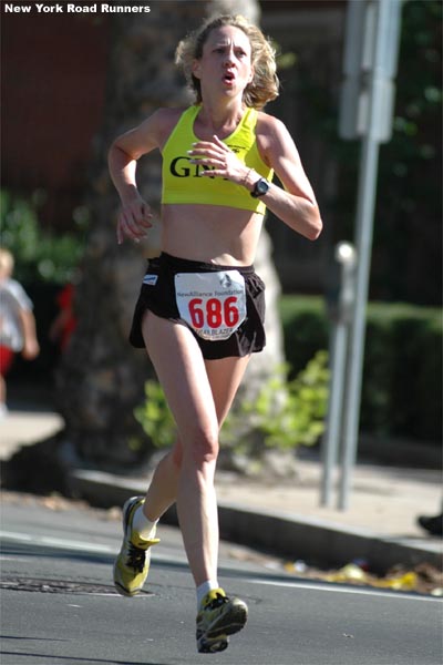 Deborah Gaebler, 40, finished 37th among the women...