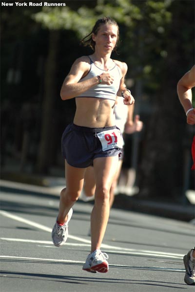 Yolanda Flamino, 28, of Elmont, New York, finished 41st in 1:24:49.