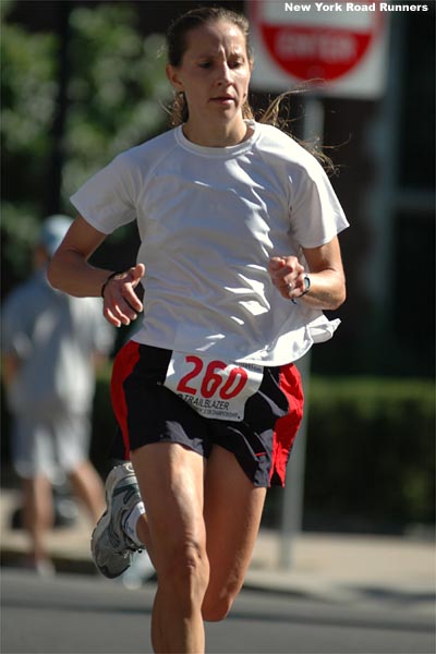 Heather Crosby, 32, of Danbury, Connecticut, finished 43rd in 1:25:17.