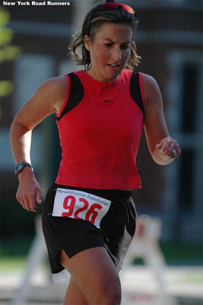 Heidi Shea, 35, of Woodbury, Connecticut, finished 44th in 1:25:47.