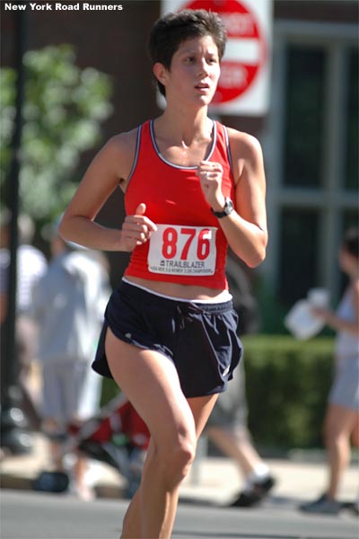 Linda Yamamoto, 28, of Manchester, Connecticut, finished 50th in 1:27:26.