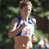 Sara Wells, 26, of Team USA Minnesota finished fifth in 1:11:24. Wells was planning to run the Twin Cities Marathon in early October...