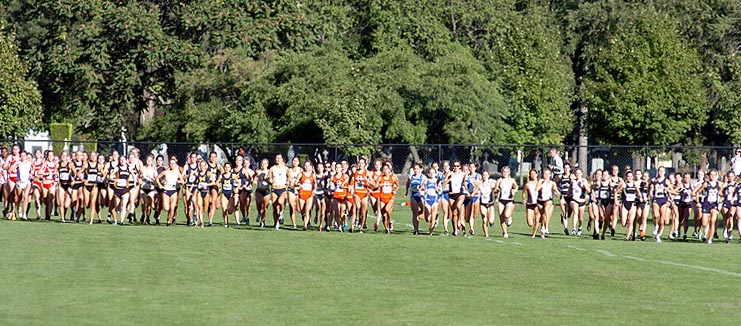 The race featured four teams who were ranked in the top 12 nationally.