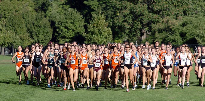 The Notre Dame Invitational is one of the oldest and largest college cross country meets.