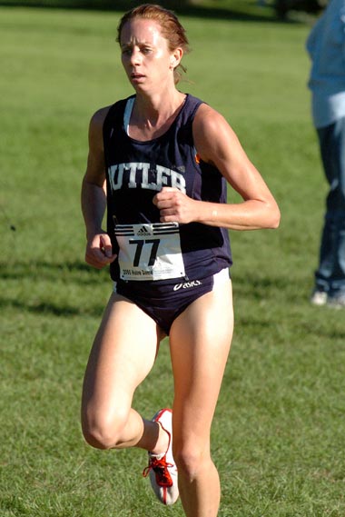 2005 NCAA steeplechase champion Victoria Mitchell of Butler.