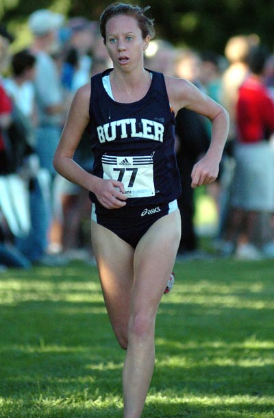 Butler's Victoria Mitchell finished fourth in 16:49.